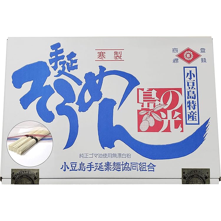 Amazon.co.jp: 小豆島手延素麺 島の光 (3kg(50g×60束)約30食分) : 食品